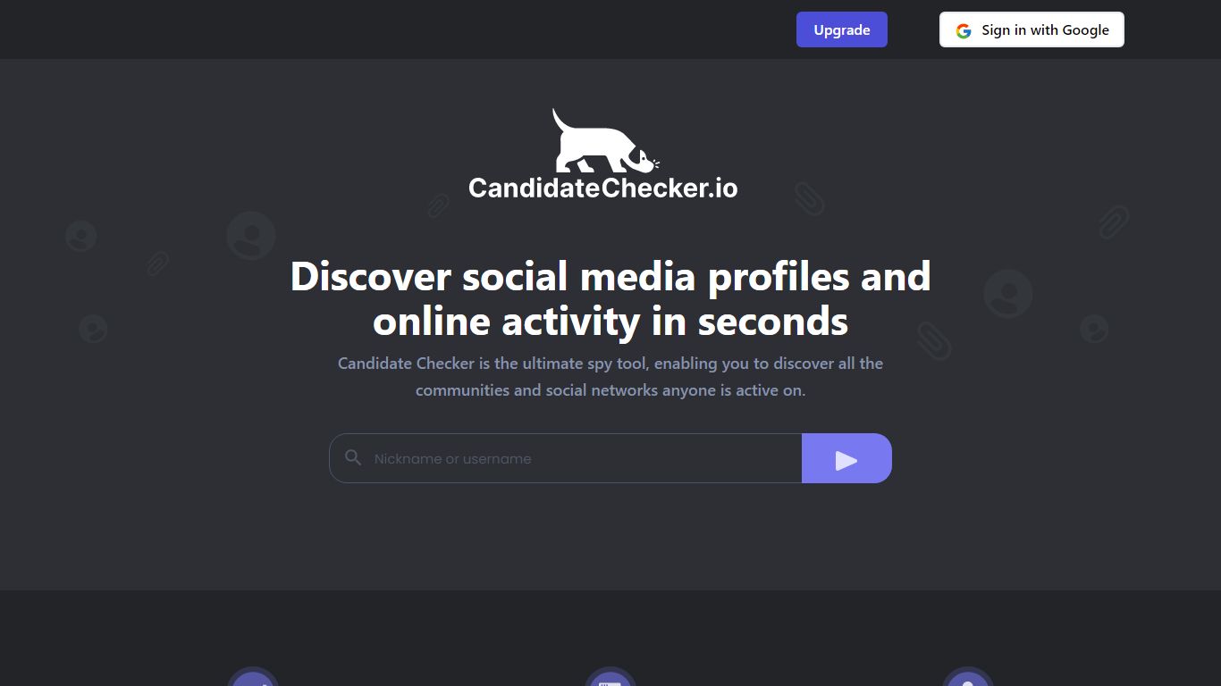 Discover social media profiles and online activity in seconds