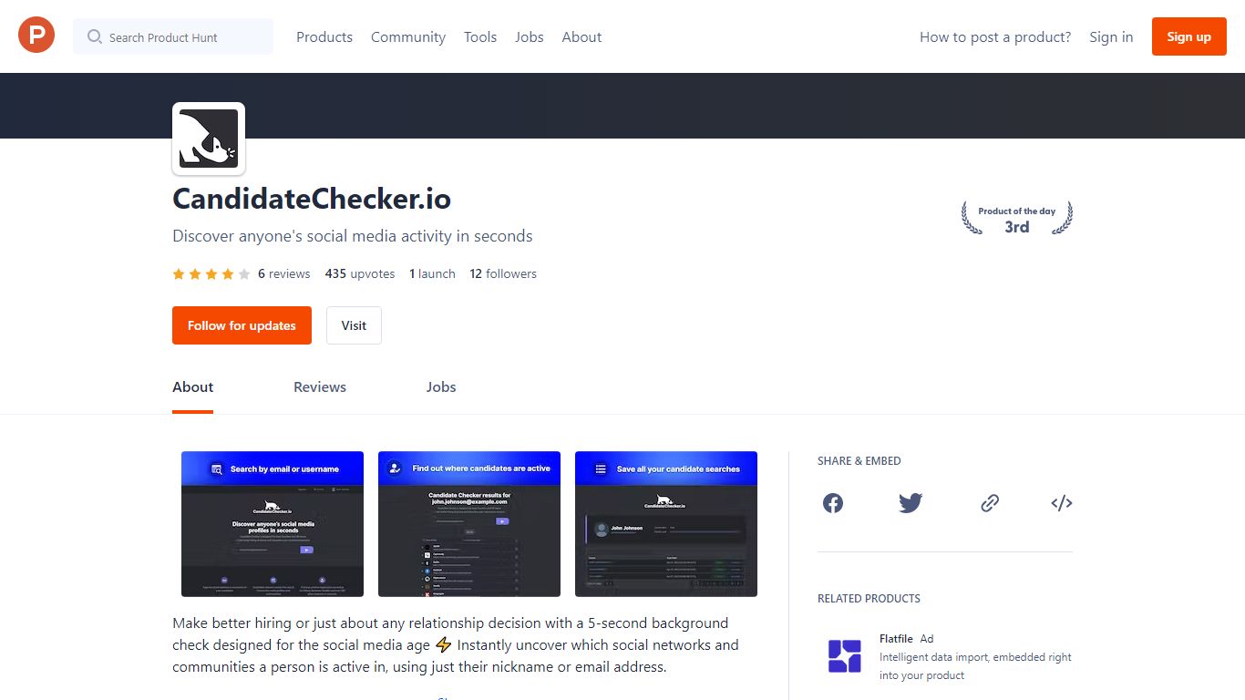 CandidateChecker.io - Discover anyone's social media activity in ...